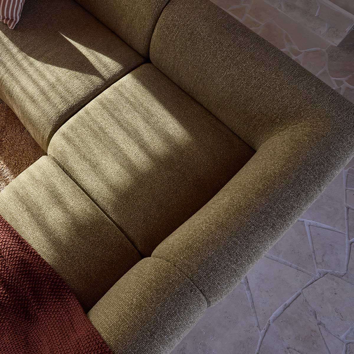 Lola Modular Corner Seat - Green
