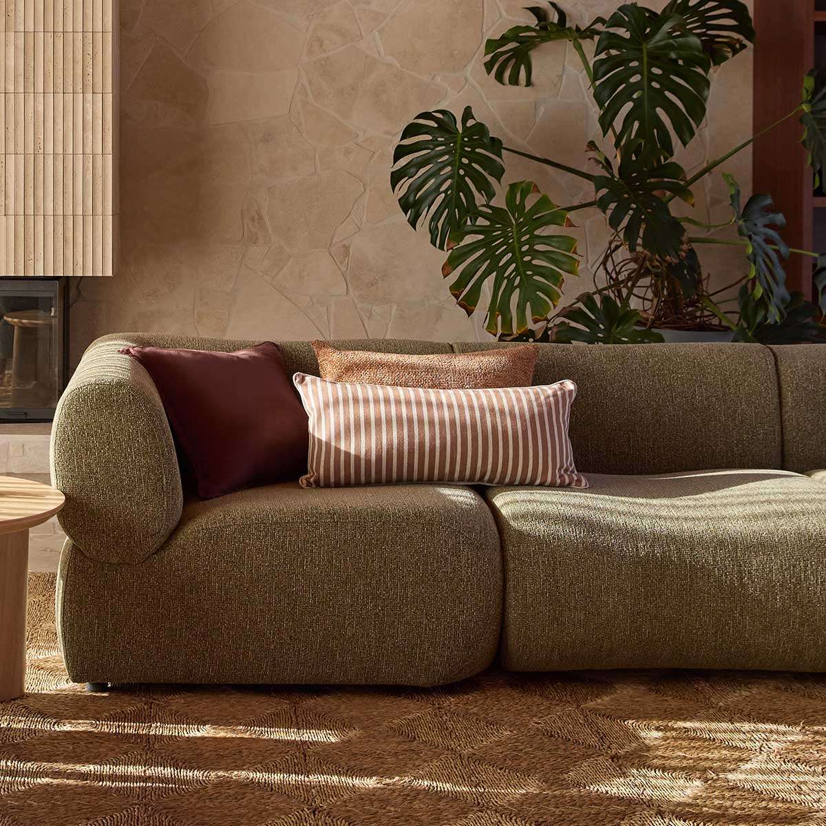 Lola Modular Corner Seat - Green