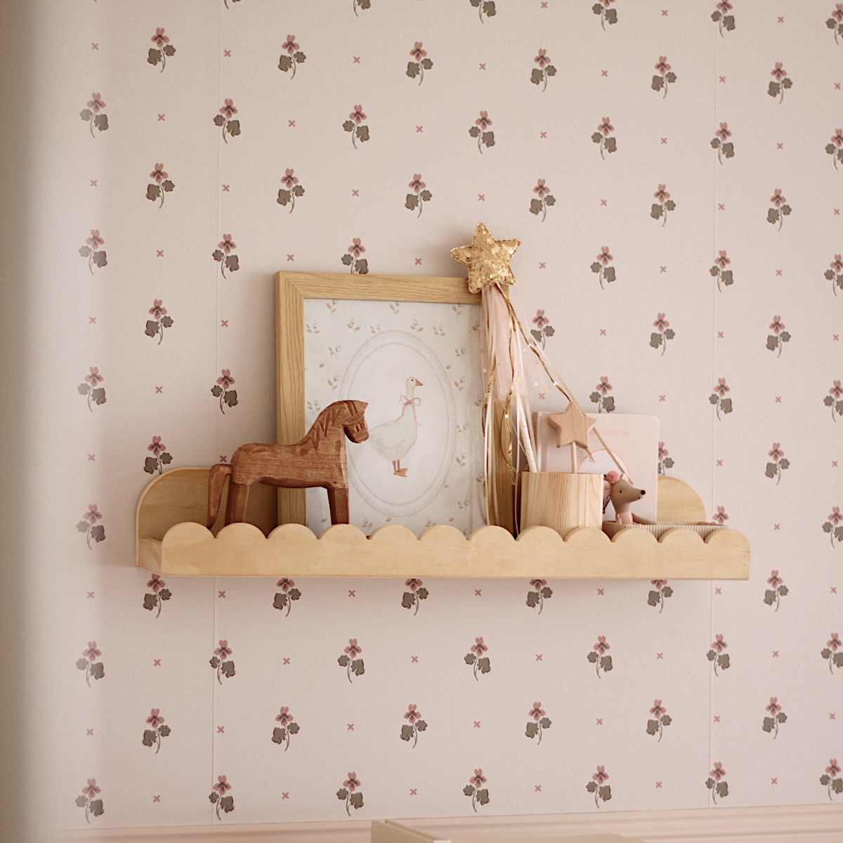 Sarah Scalloped Wall Shelf - Mocka New Zealand