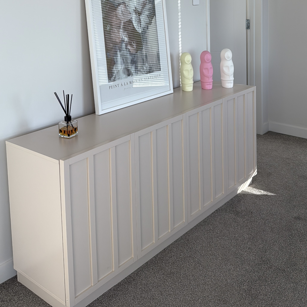 Emery Panel Buffet - Beige - Mocka New Zealand