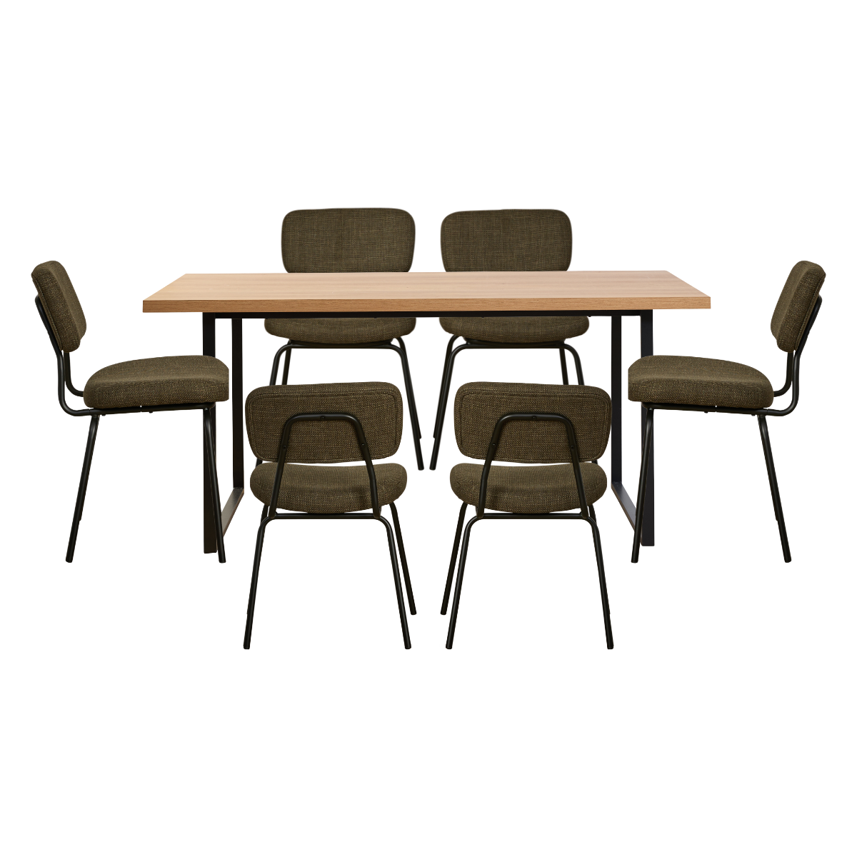 Carter Table and Albert Seven Piece Dining Set