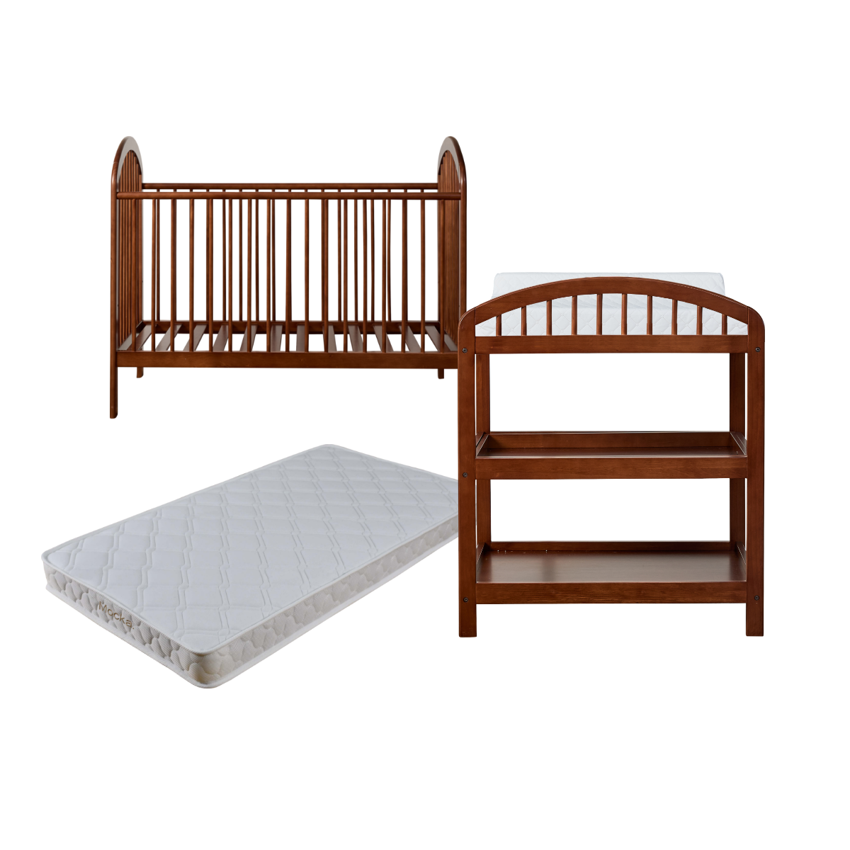 Archie Hazelnut Four Piece Nursery Set - Mocka New Zealand