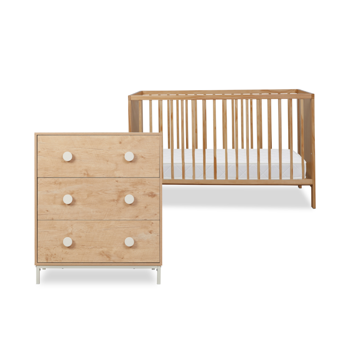 Aspiring Natural Three Piece Nursery Set - Mocka New Zealand