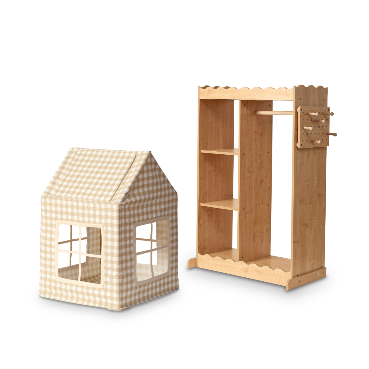 The Play and Pack Up Bundle - Theo Wardrobe and Zoo Toy Storage - Mocka New Zealand