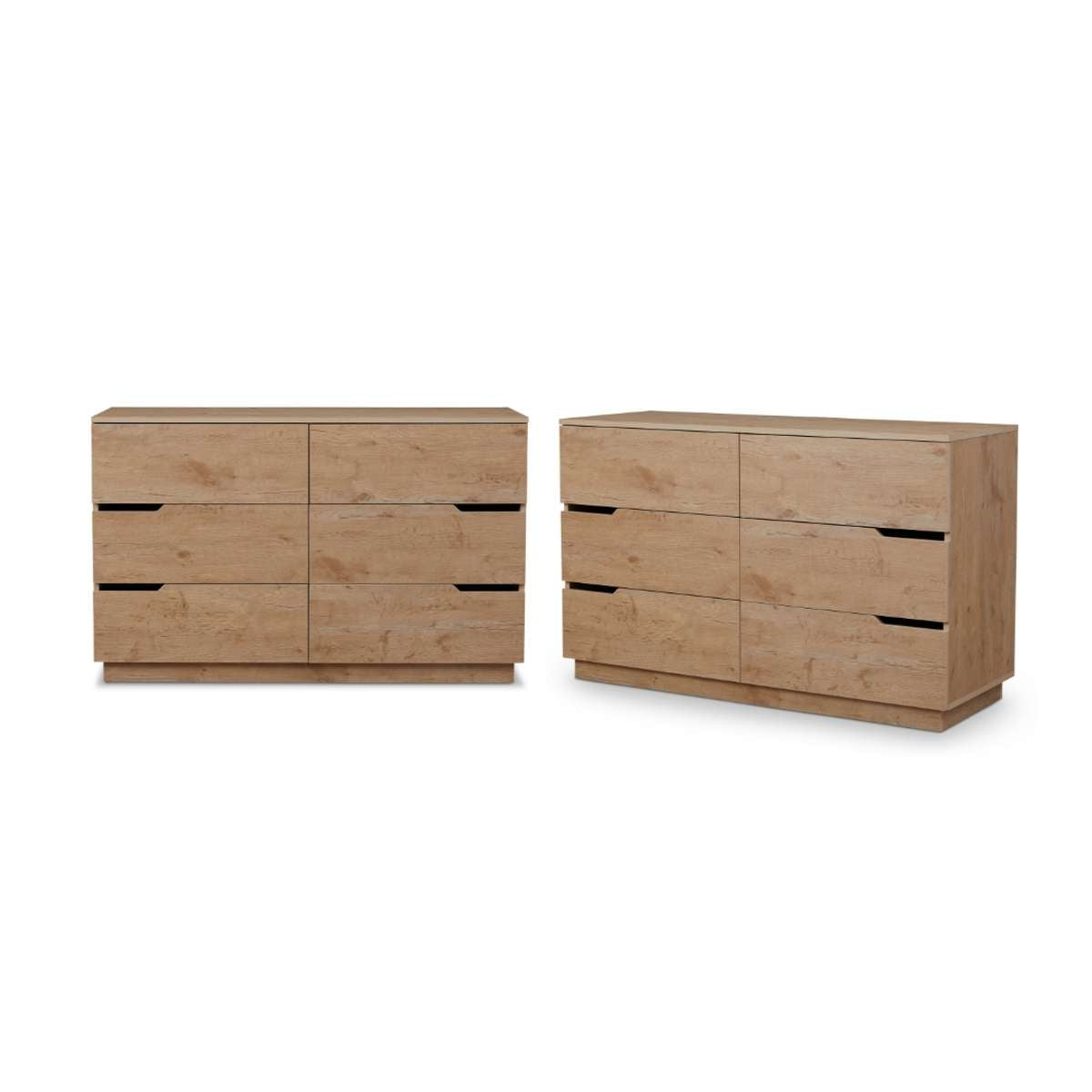 Zack Six Drawer - Natural Bundle - Mocka New Zealand